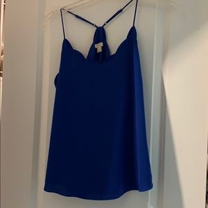 J Crew Scalloped Top